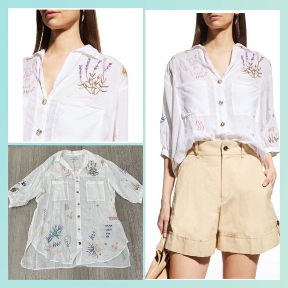 Johnny Was Tops - NWT Johnny Was Sezane Weekend Oversized Tunic XL